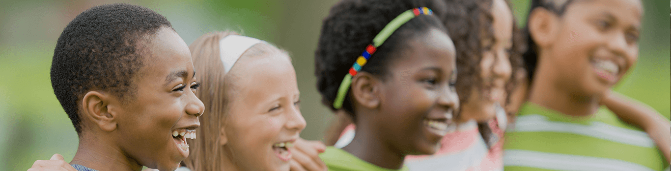 Kids on a field having fun