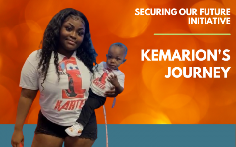 SOFI Initiative - Kemarion holding her son